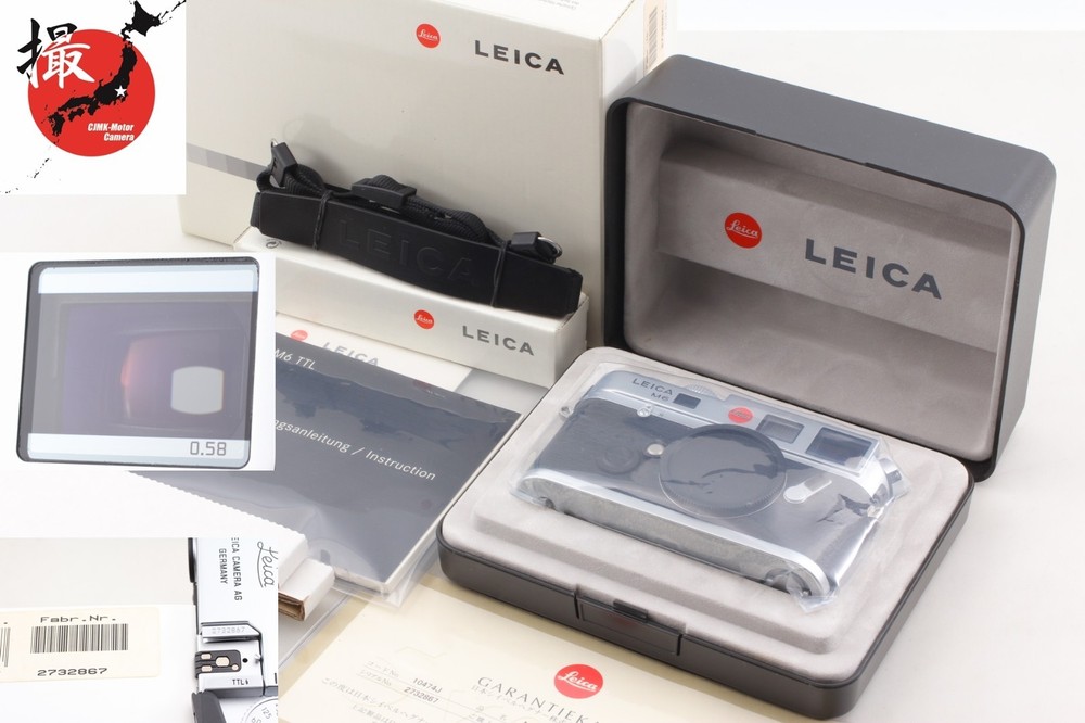 Rare 0.58 TTL 【 Unused in Box 】 Leica M6 Rangefinder 35mm Film Camera From Japan