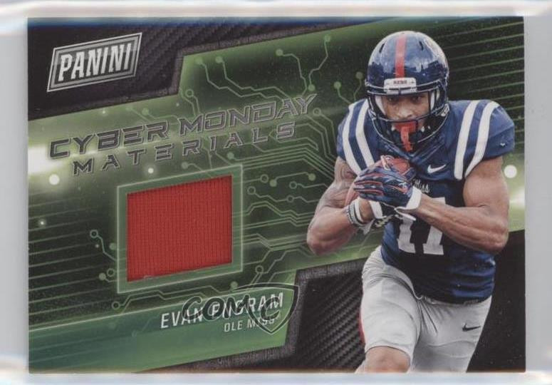 2017 Panini Cyber Monday Evan Engram RC Rookie Card #EE Materials-image
