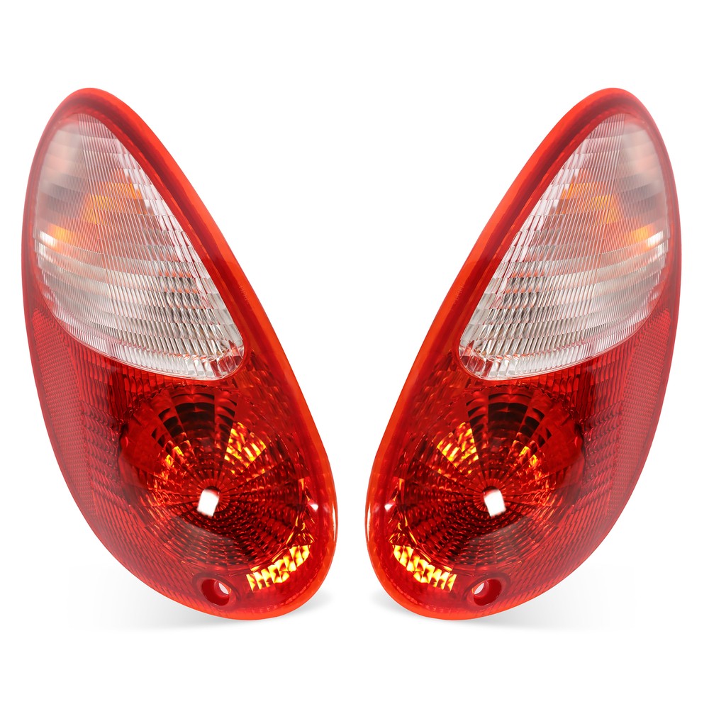 Pair of Tail Lights with Bulbs for 2006-2010 Chrysler PT Cruiser Left & Right Side