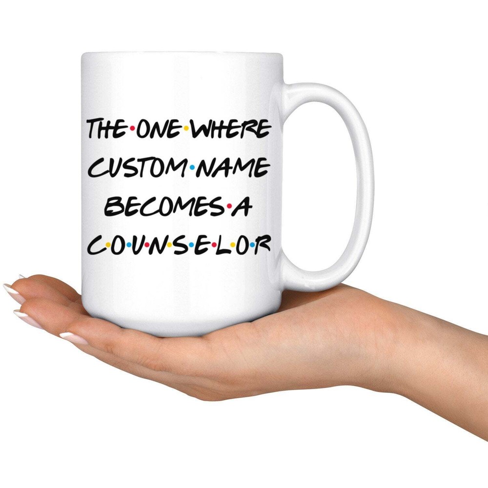 Personalized Counselor Graduation Mug Counselor Promotion Present Best Counselor