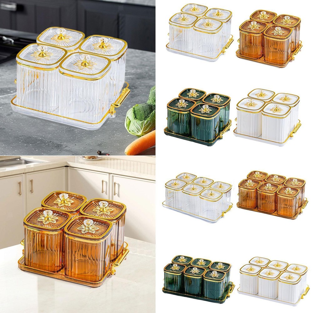 Dried Fruit & Nut Tray Appetizer Plate Multipurpose Dustproof Snack Dish  