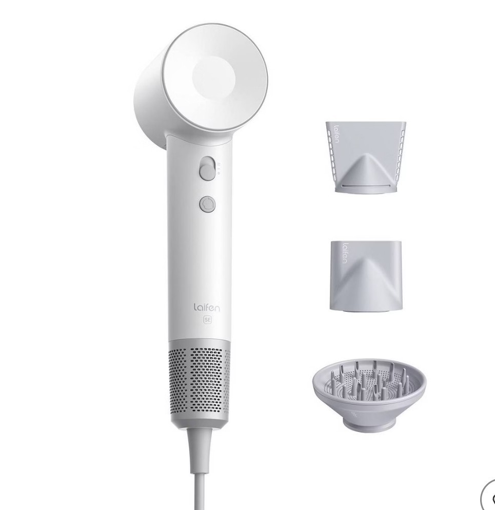 NIB Laifen SE Hair Dryer Blow-Dryer Ionic Technology Temperature Cycling W/extra