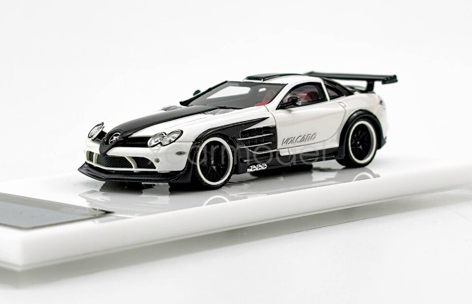 VMB 1:64 Scale White Benz SLR Hamann Coupe Racing Sports Diecast Resin Car Model
