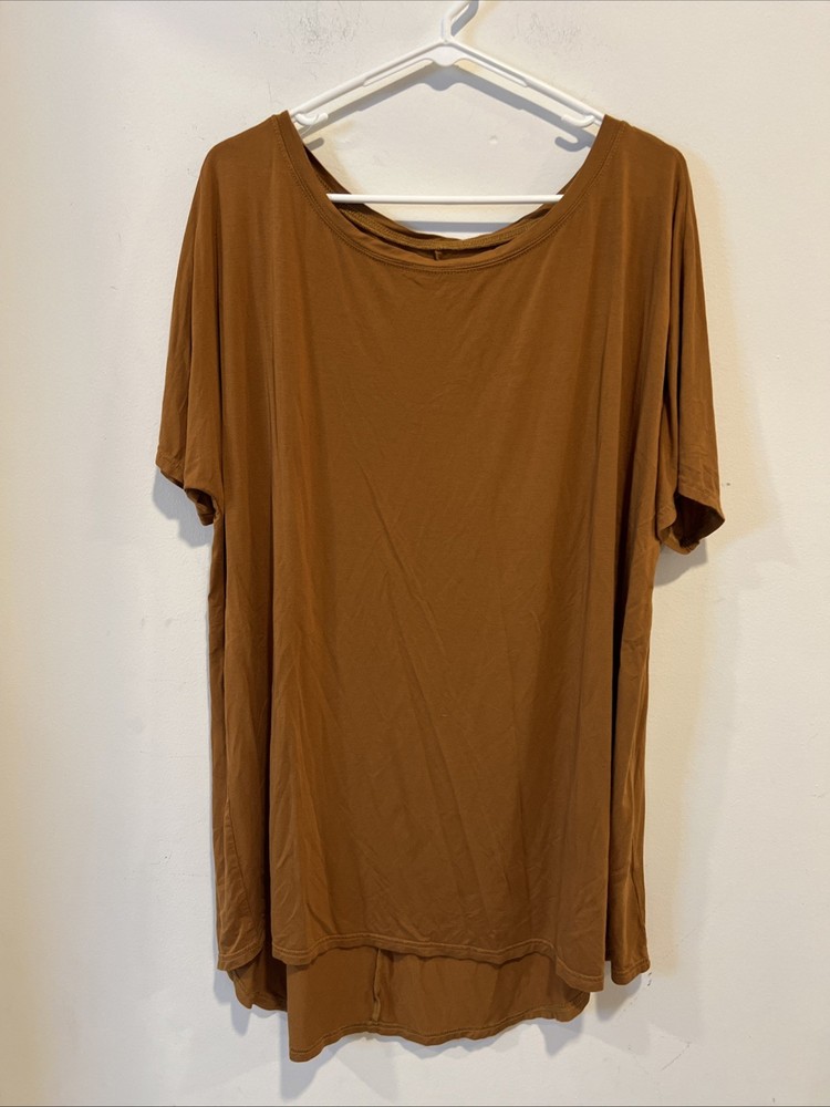 Unbranded Short Sleeve Rust Tunic Size XL
