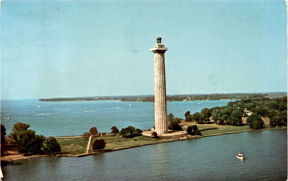 Perry's Victory, International Peace Memorial, Put-in-Bay, Ohio, Postcard