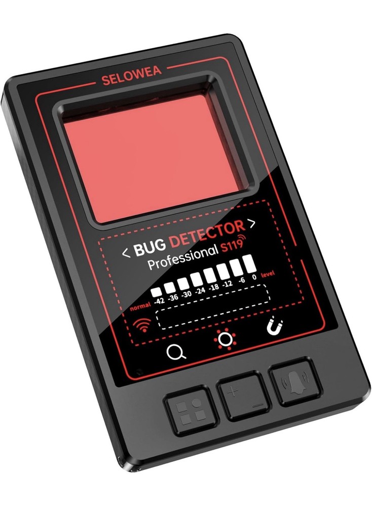 Professional RF Bug Detector – Hidden Camera & Spy Device Finder