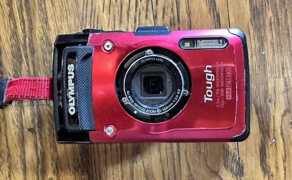 Olympus TG-2 Tough Compact Digital Camera Waterproof Shockproof GPS Red New
