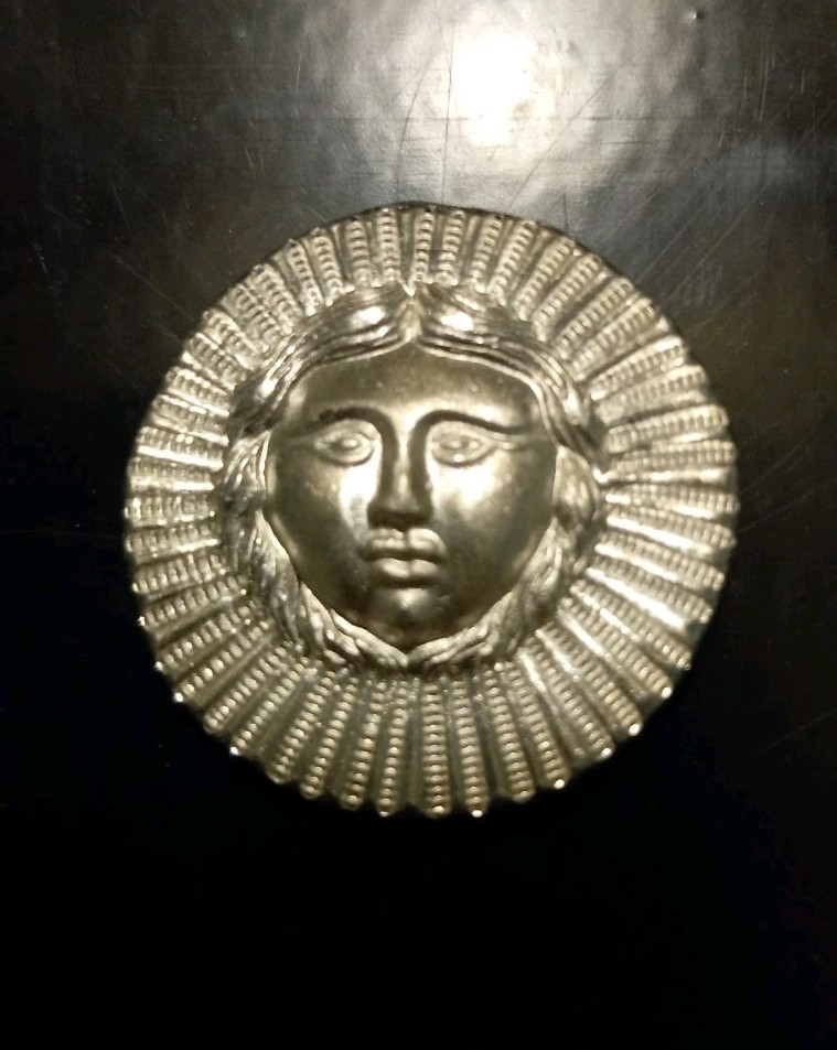1/2 oz .999 Fine Silver Hand Poured, Sun Goddess, Mutiny Metals, High Relief