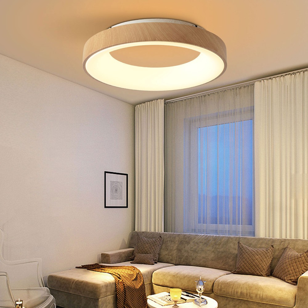 Modern Acrylic LED Flush Mount Ceiling Light Indoor Chandelier Fixture with Lampshade
