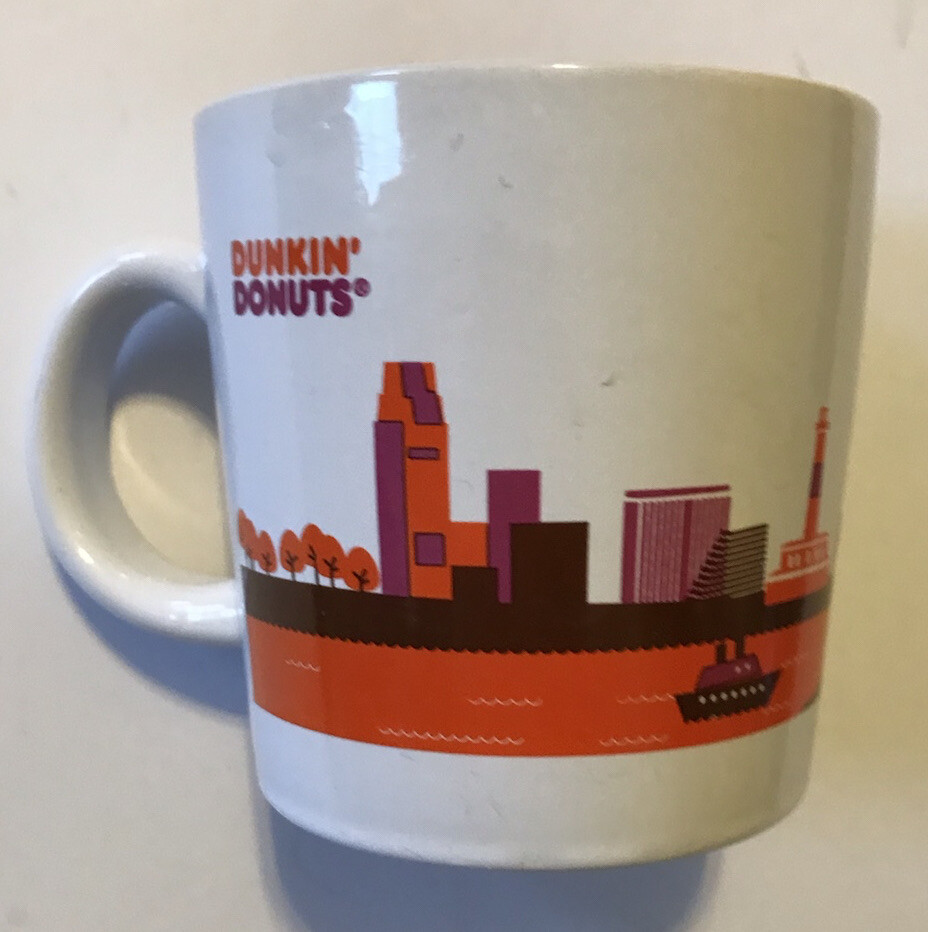 Dunkin Donuts New Jersey Porcelain Coffee Mug 12 Oz