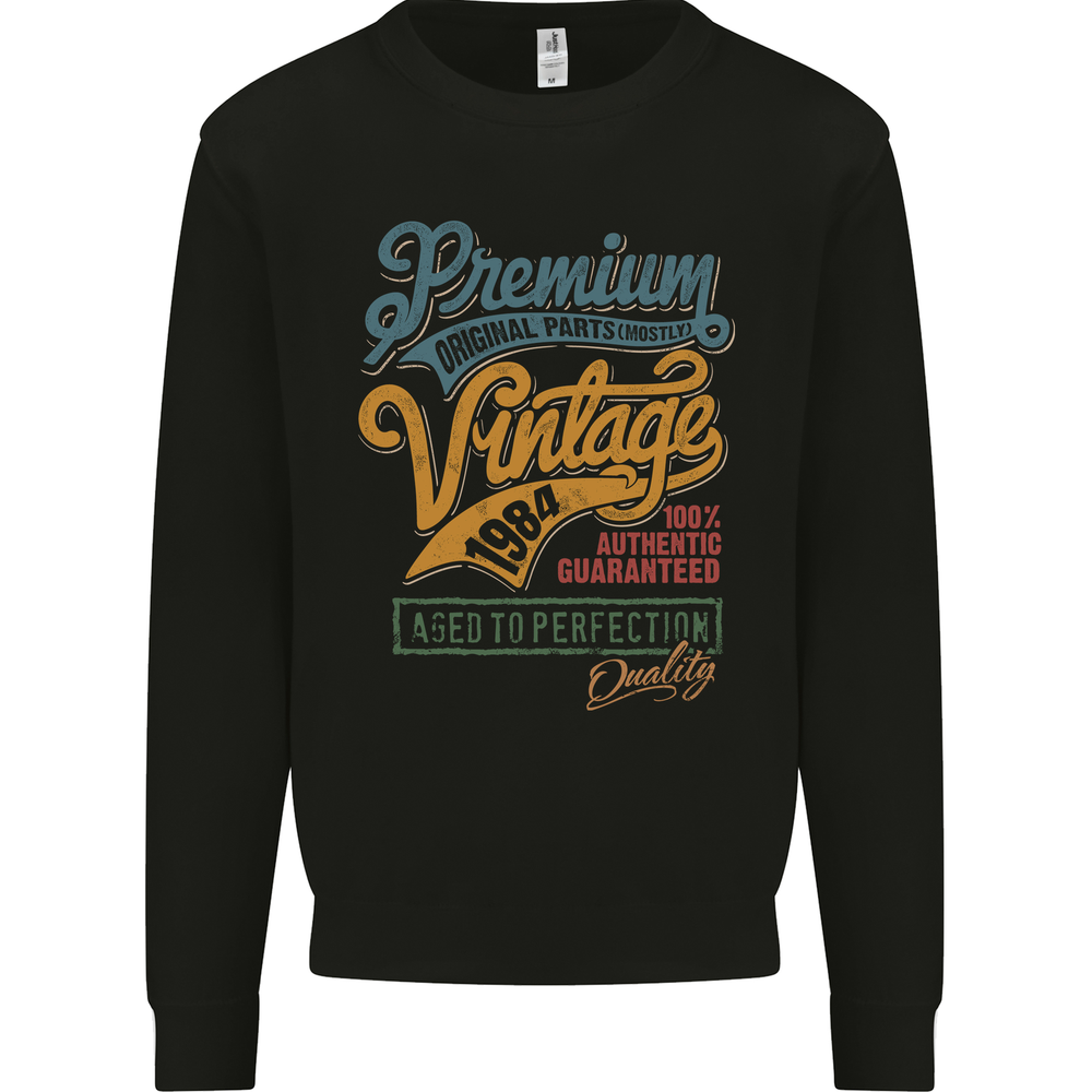 Aged to Perfection 41st Birthday 1984 Mens Sweatshirt Jumper