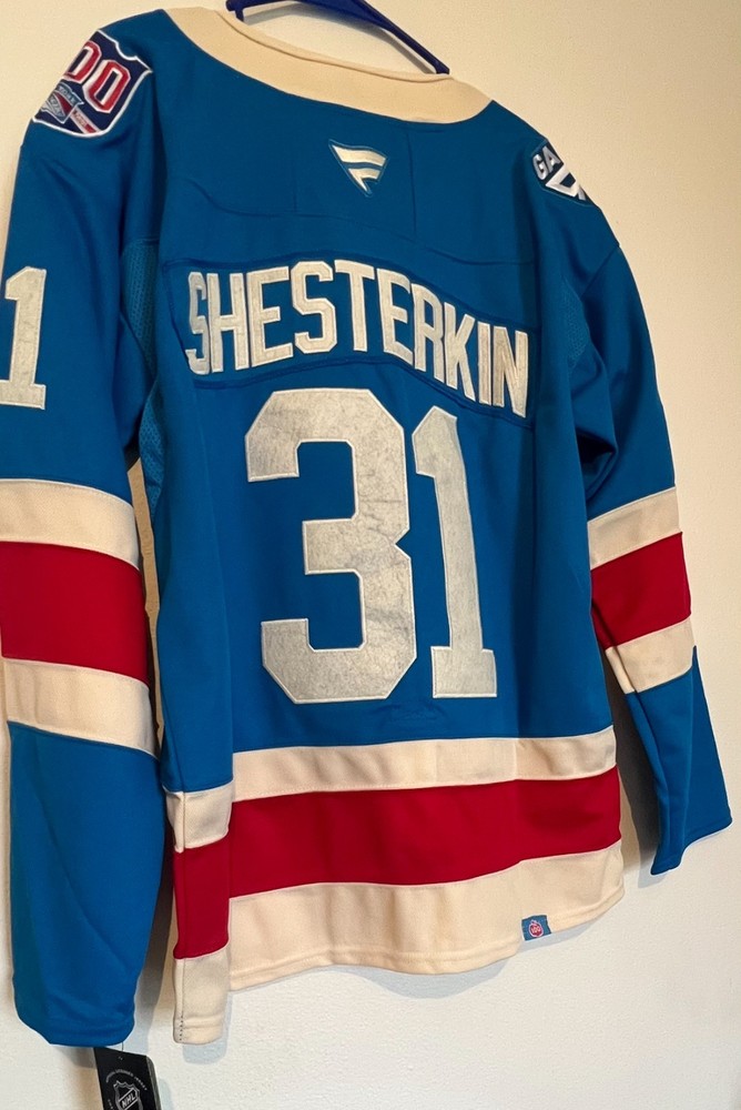 New York Rangers #31 Igor Shesterkin Centennial 2025 Stitched Limited Jersey M