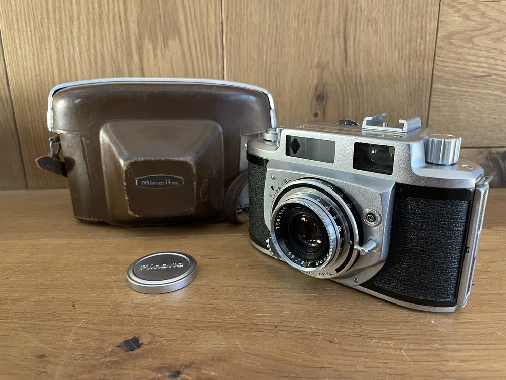 *Super Rare : CLA'd : Near Mint ++* Minolta A2 LT A2LT RF Camera 45mm F/2.8 /JPN