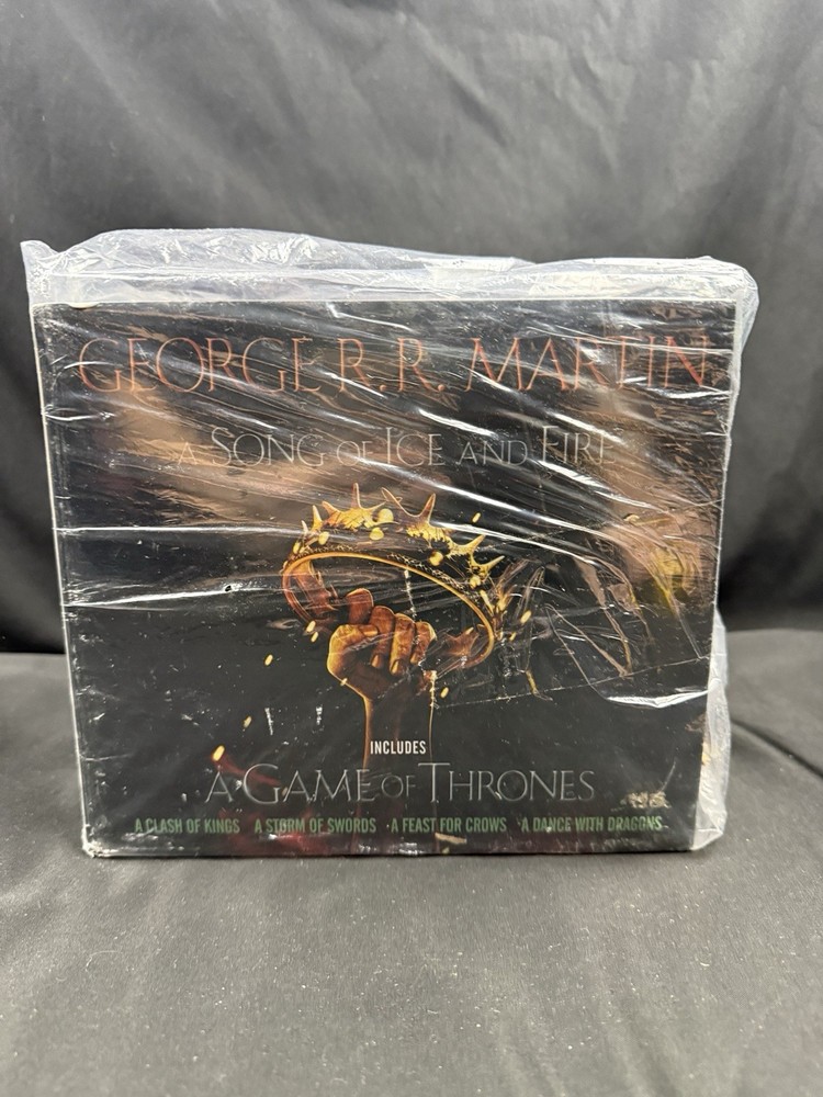 GAME OF THRONES BOOK SET 1-5 GEORGE R.R. MARTIN A SONG OF ICE & FIRE SERIES NEW!