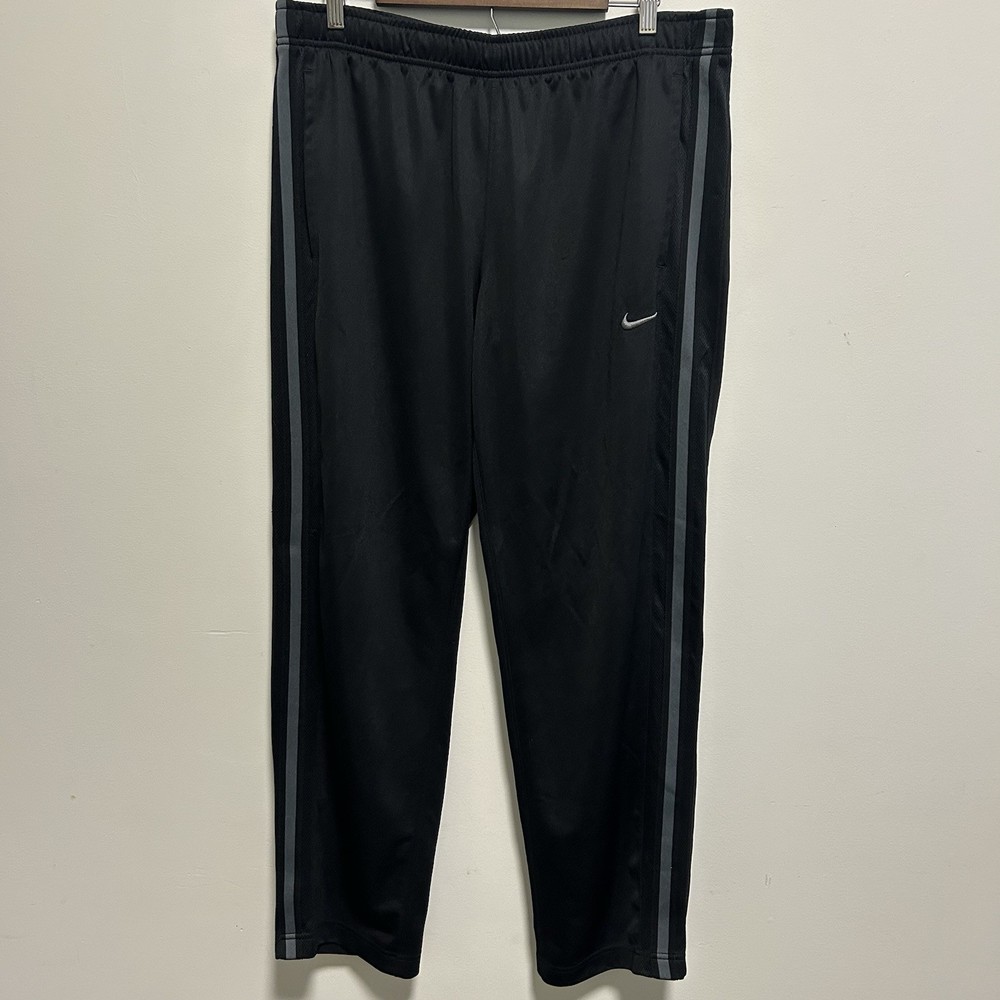 Nike Dri-Fit Taper Ankle Black Trainer Activewear Sweatpants Men’s Size Large