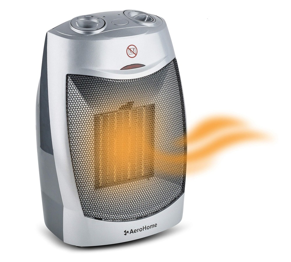1500W / 750W Ceramic Portable Space Heater Indoor Electric Heater with Overhe...