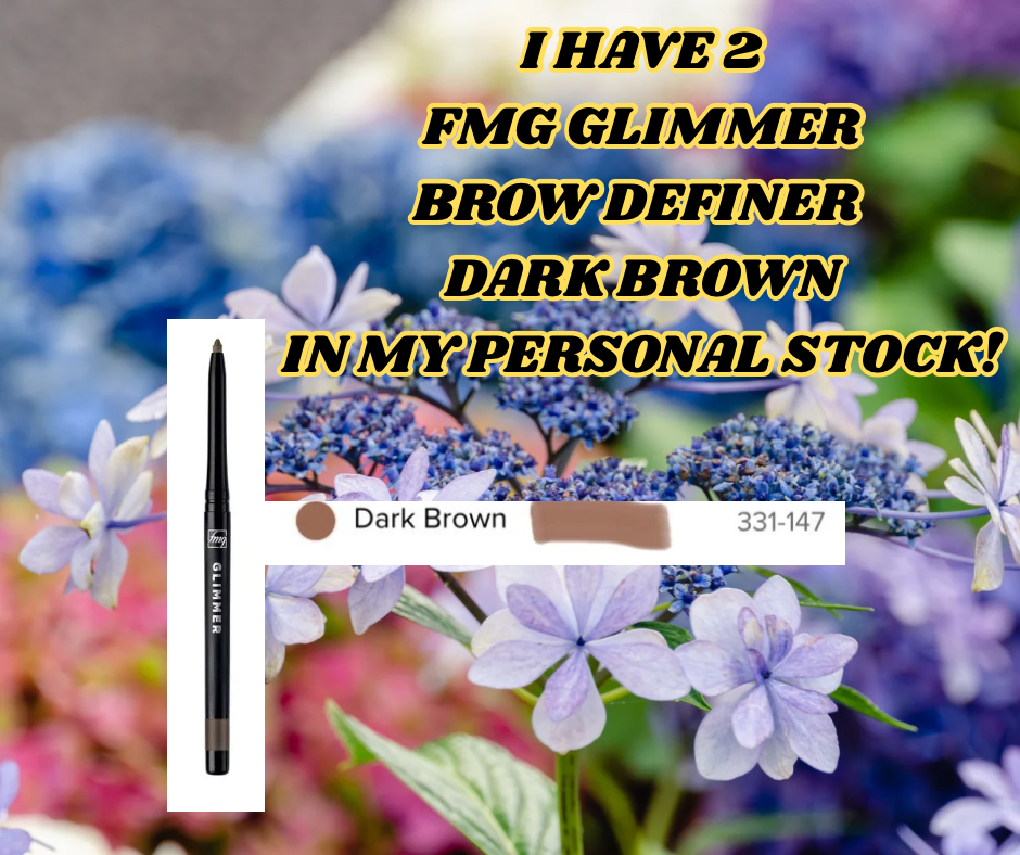 Avon FMG Glimmer Brow Definer Liner in Dark Brown - Glimmerstick New