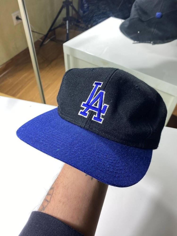 Vintage 90s Sports Specialties LA Dodgers MLB Hat Cap Los Angeles Black