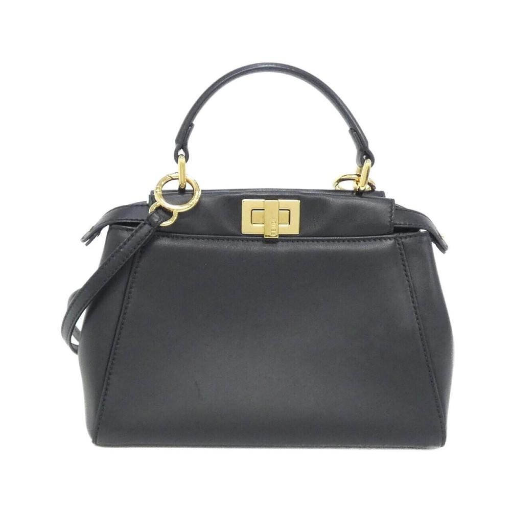 Authentic FENDI PEEK A BOO mini 8BN244 K4P Bag  #230-000-245-1236