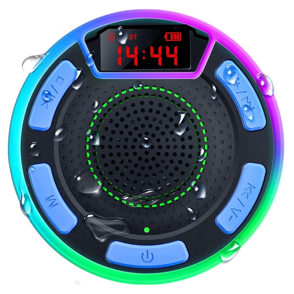 Duoten IPX7 Waterproof Bluetooth Speaker with LED Display Wireless Portable