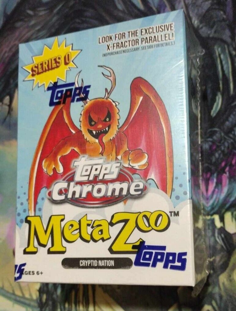 MetaZoo Cryptid Nation Topps Chrome Series 0 Sealed Blaster Box
