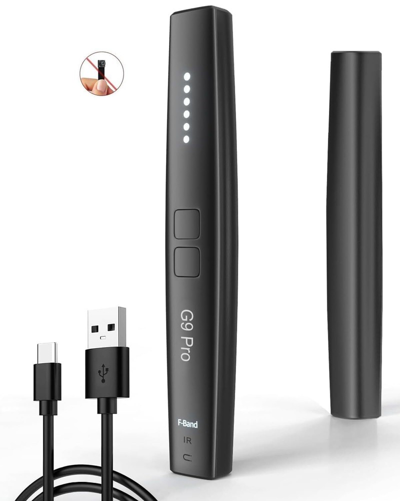 G9 Pro Hidden Camera Detectors, Bug Detector with Vibration Sound Alarm, Hidden