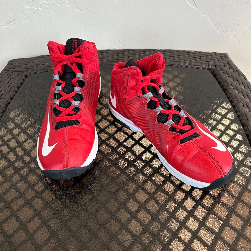 Nike Boy's Air Max Stutter Step 2 GS Mid Sneakers University Red Size 3.5