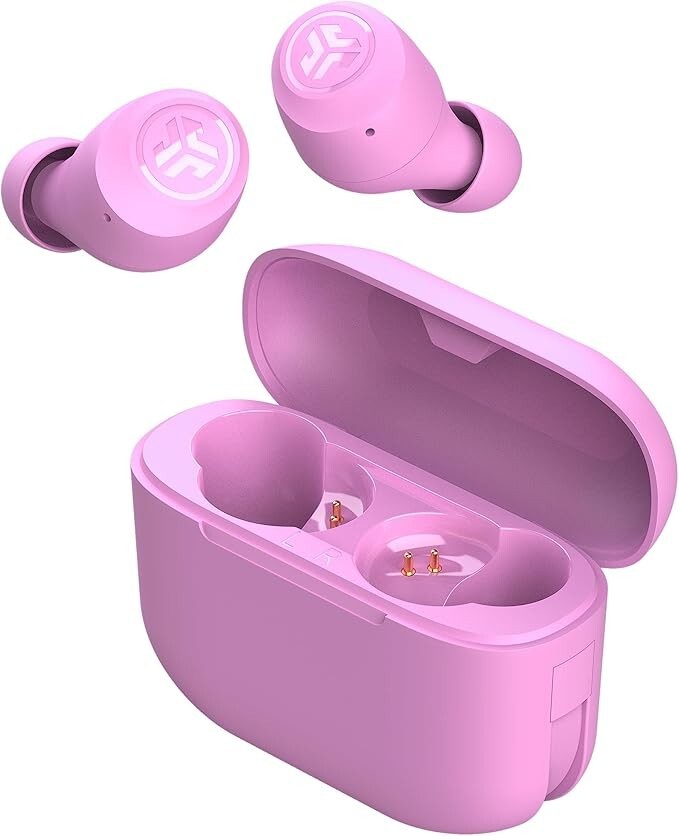 JLAB GO POP+ True Wireless EARBUDS ~35+Hours Play~Custom Sound+BASS BOOST *PINK