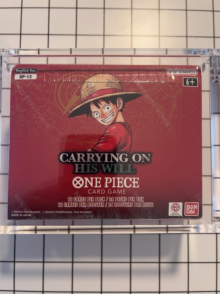 Bandai One Piece Card Game Carrying on His Will Booster Box OP-13 24 Packs Engl…