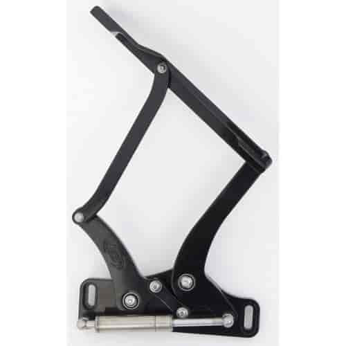 Eddie Motorsports MS149-40MB Billet Hood Hinges 1963-65 Chevy Nova Matte Black