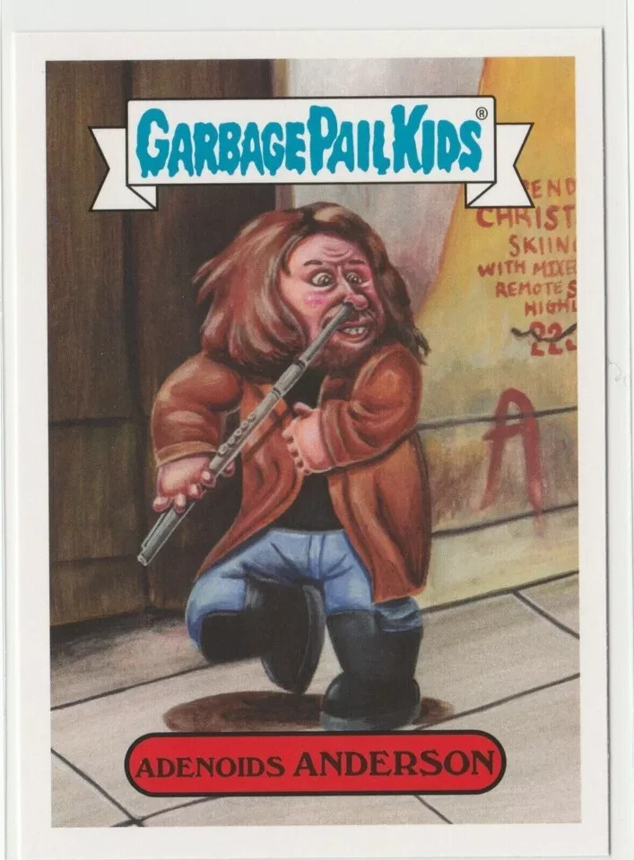 Adenoids Anderson #15b Garbage Pail Kids GPK 2017 Battle of the Bands Card