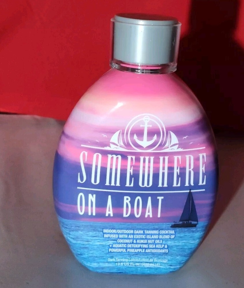 Somewhere On A Boat Indoor & Outdoor Dark Tanning Bed Lotion - Boating & Anchor