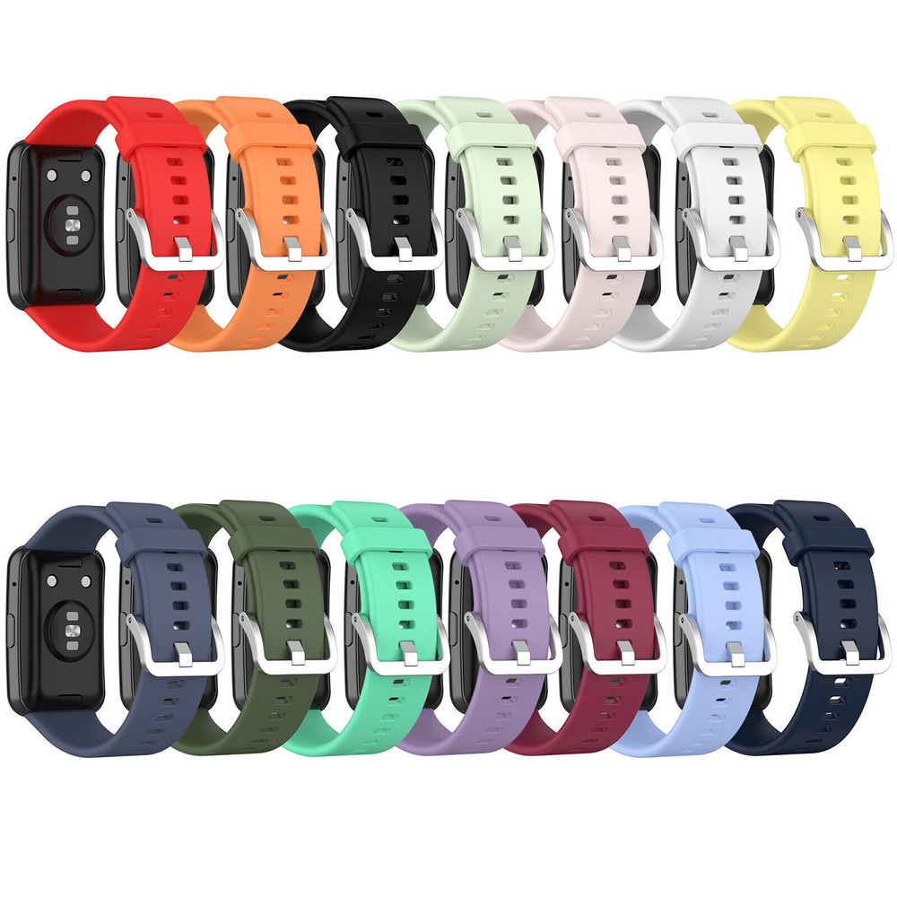 For Huawei Watch Fit Soft Silicone Watch Strap Watch Band Bracelet Replacement