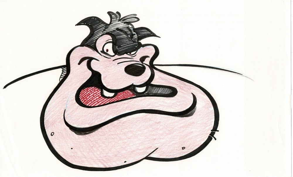 GOOF TROOP Disney Production Animation Drawing from Animators Estate anime 1404