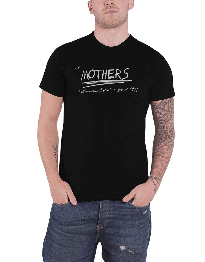 Official Frank Zappa 1971 Mothers Fillmore East Logo Men’s T-Shirt