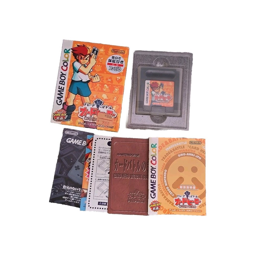 Japanese Import Card Hero Gameboy Color Game from US Seller
