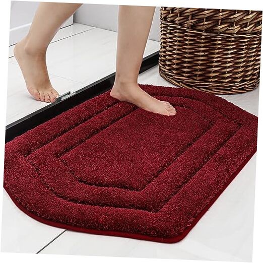 Plush Anti-Slip Bath Mat Set with Extra Thick Soft Rugs