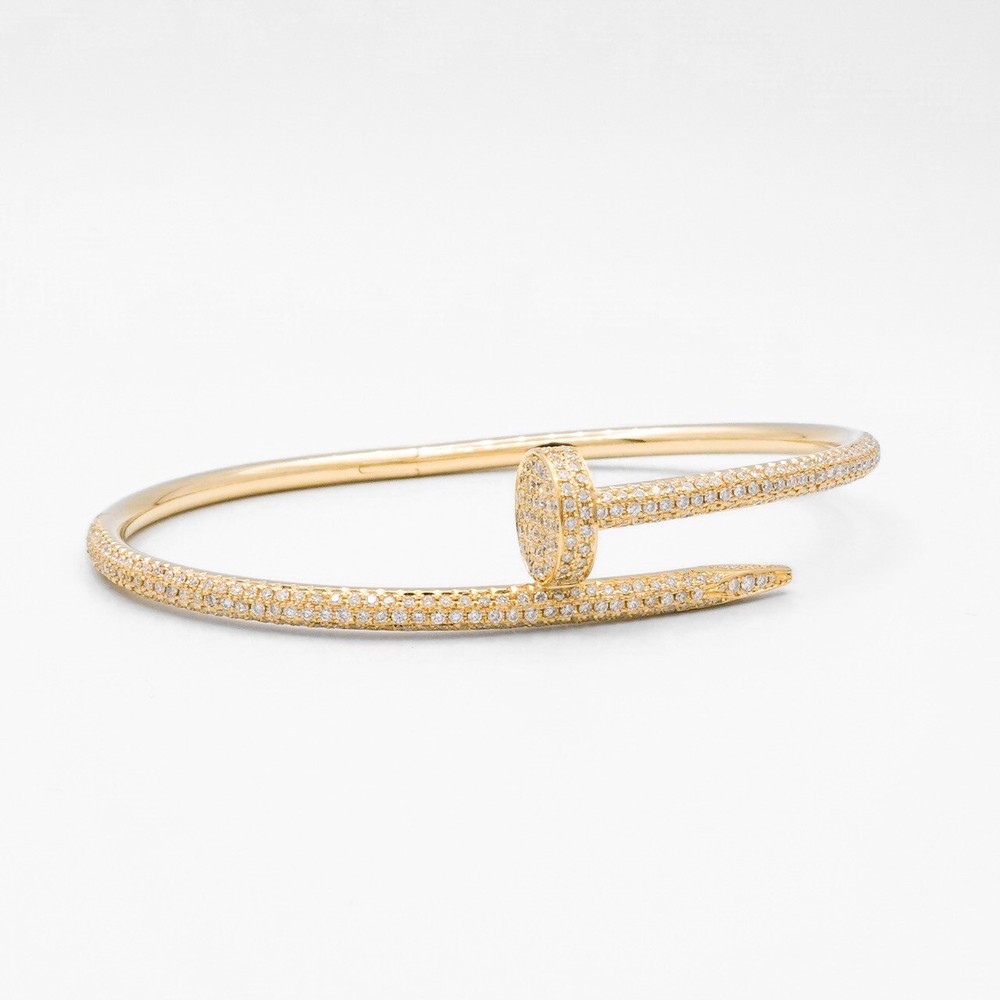 CARTIER Juste un Clou Bracelet #20 YG Diamond 20 mens bracelet