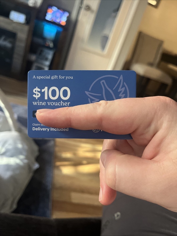 $100 Naked Wine Voucher Unused Free for Non-Drinkers-image