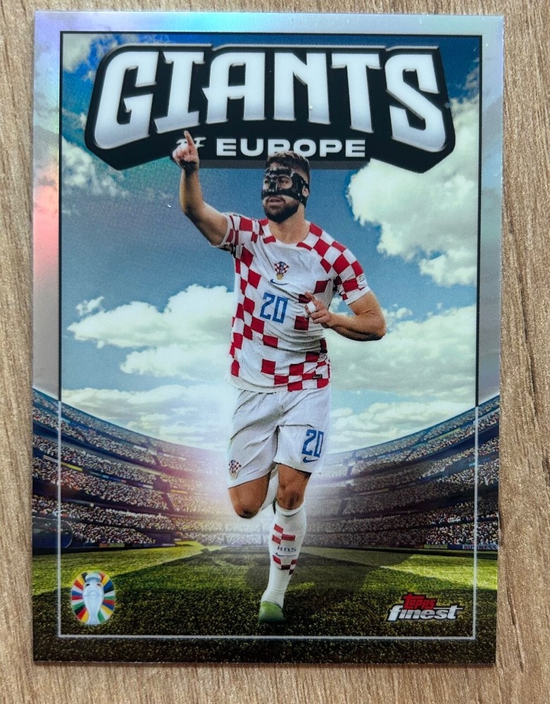 Josko Gvardiol Giants of Europe Topps Finest Road To EURO 2024 GE-JG Case Hit