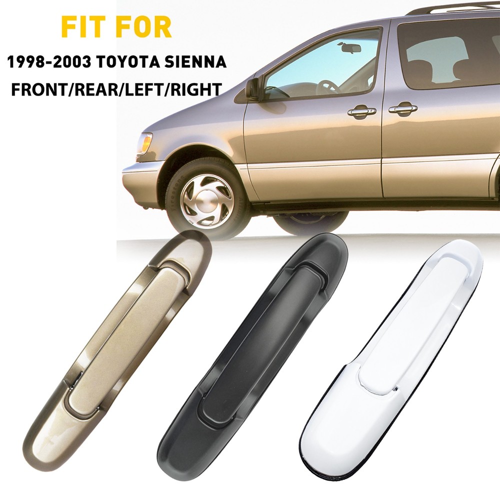 Front Rear Left Right Outside Door Handle for 1998-2003 Toyota Sienna