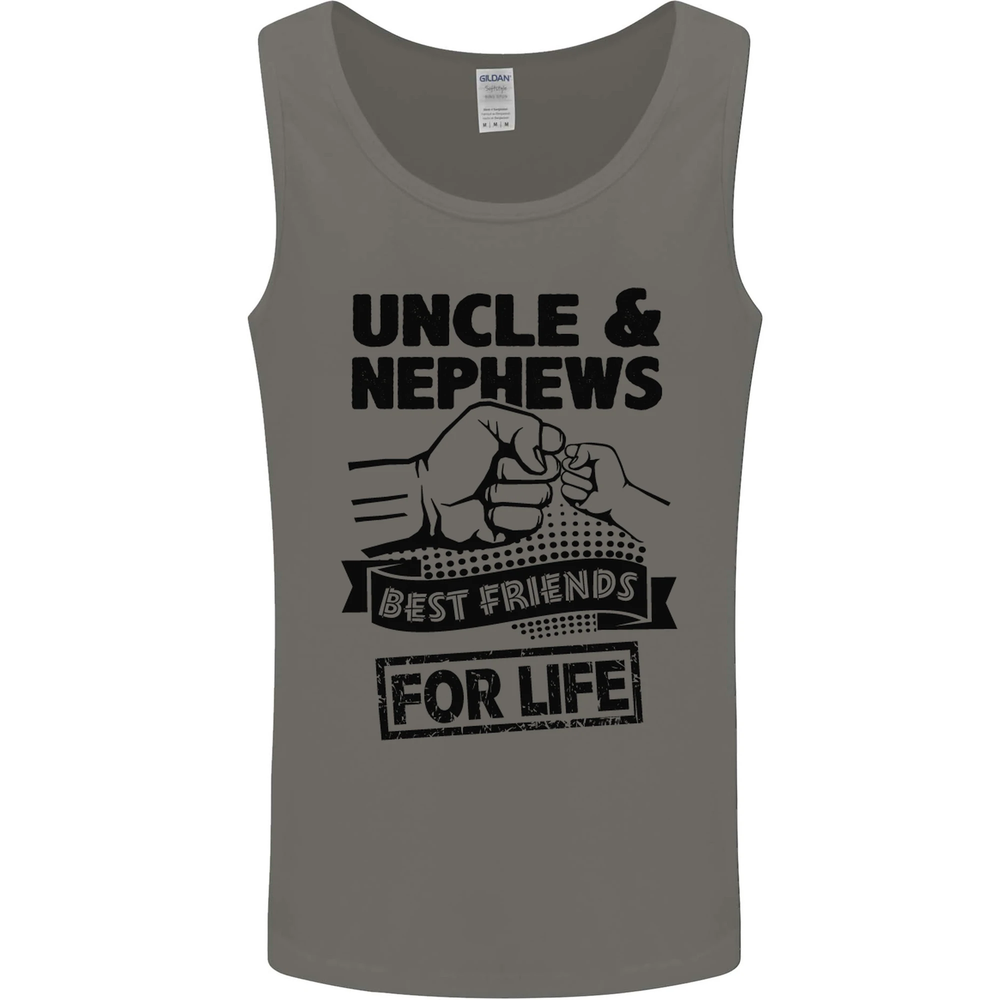 Uncle & Nephews Best Friends Day Funny Mens Vest Tank Top