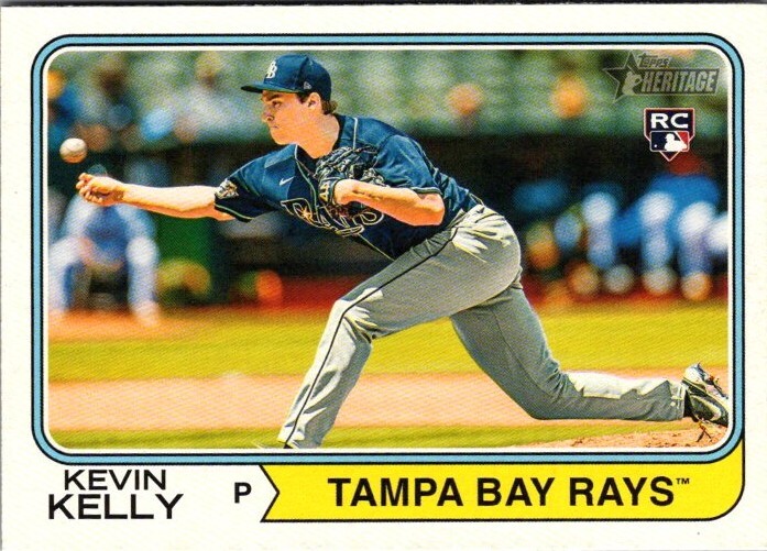 2023 Topps Heritage High Number - #517 Kevin Kelly (RC)