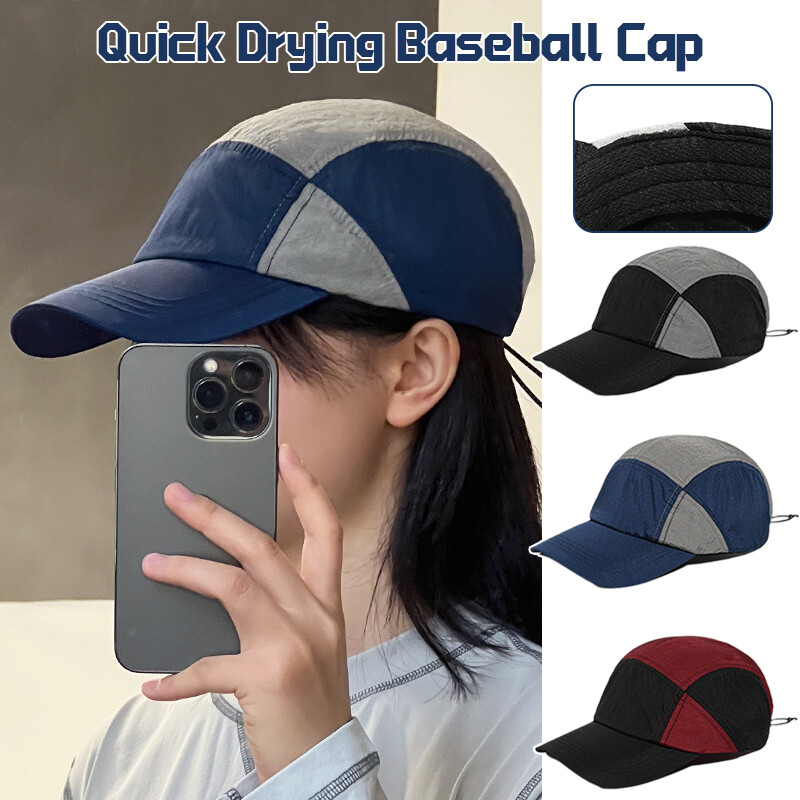 Sports Camping Hat Quick Drying Baseball Cap Travel 5 Page Outdoor Baseball Cap