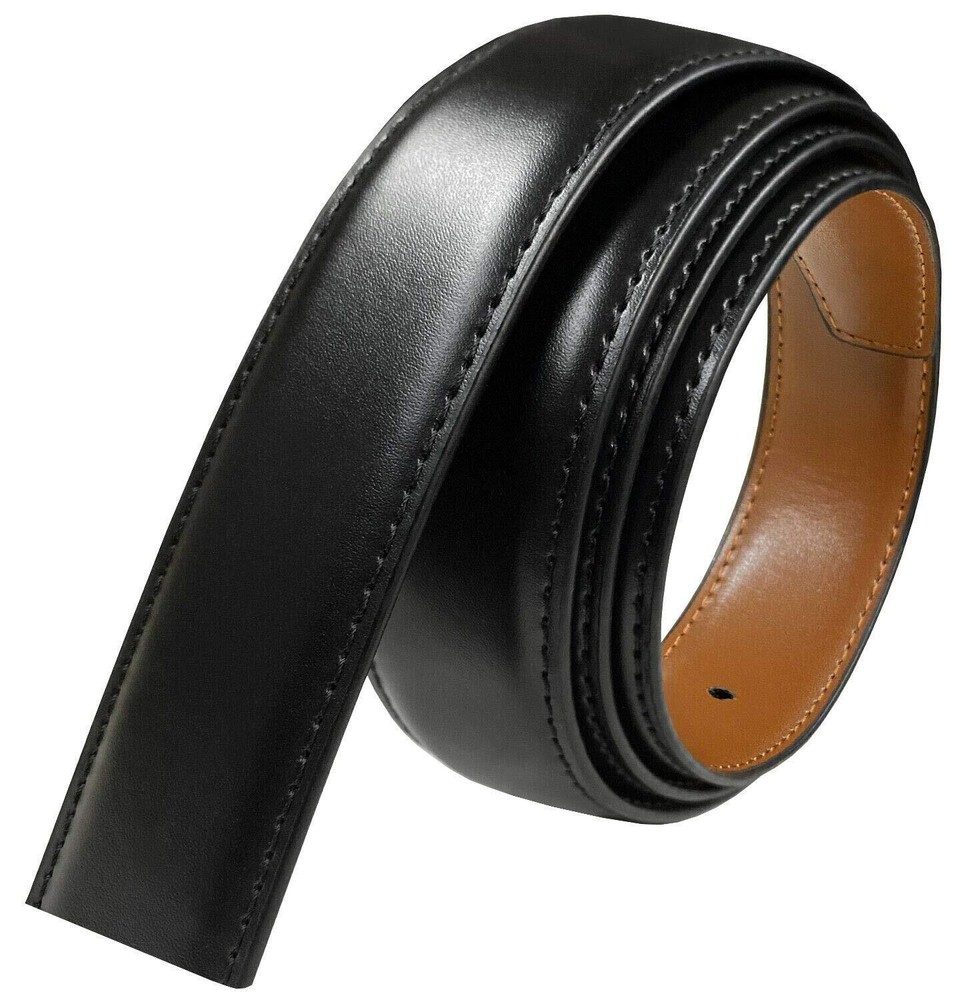 160502 Reversible Belt Strap Genuine Leather Dress Belt Strap, 1-1/8