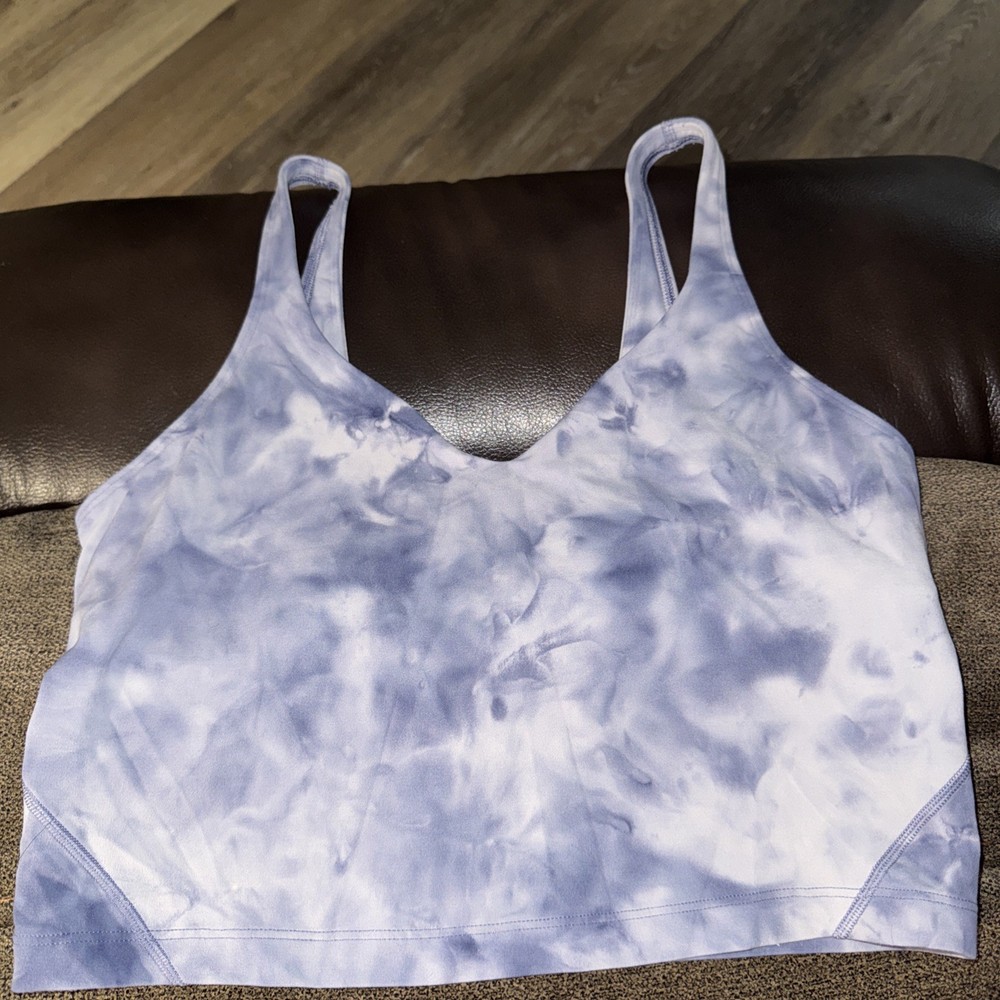 Lululemon Align Tank Diamond Dye Iced Iris Peri Purple Size 8