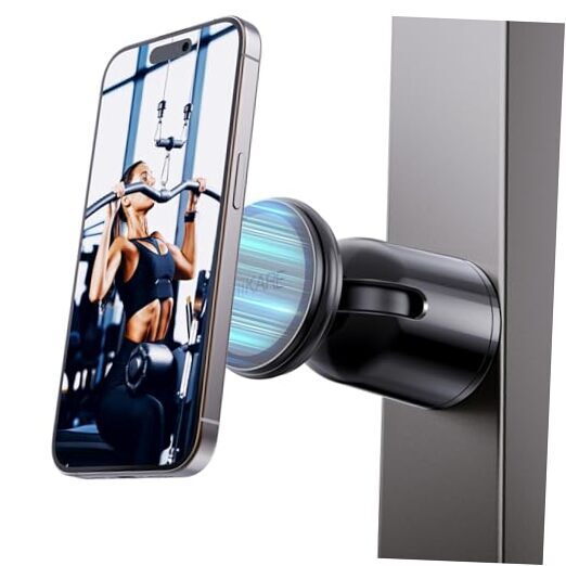 Magsafe Dual Magnetic Phone Holder with Strong Gym Magnets  