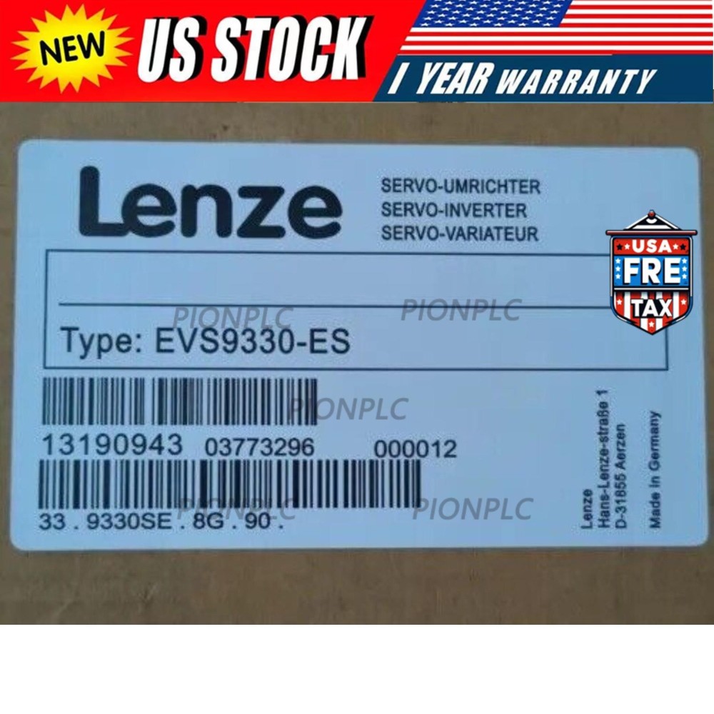 New Lenze EVS9330-ES Servo Inverter Free EVS9330-ES