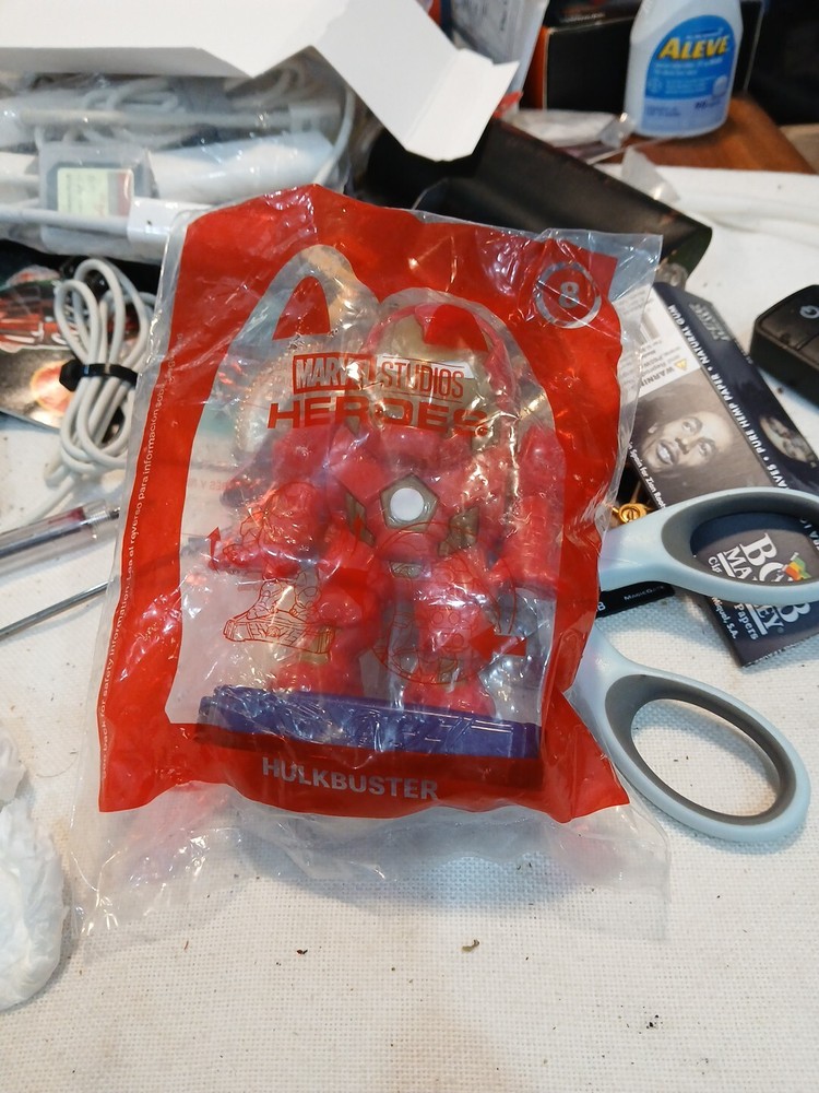 Marvel Studios Heroes  HULKBUSTER  #8 New 2020 McDonalds Happy Meal Toy Sealed