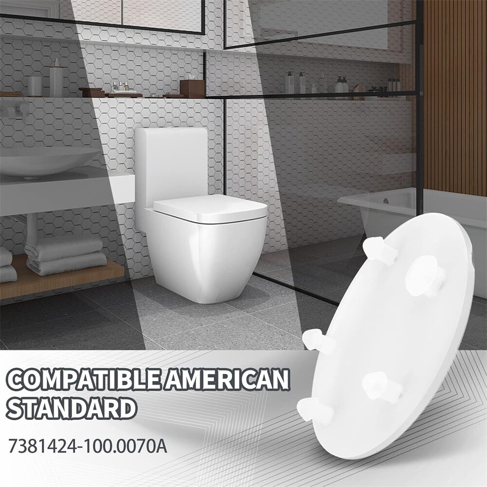 4 x Toilet Tank Flapper Seal Gasket TPE Transparent Toilet Flap Sealer Ring